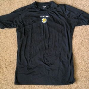CCM Shortsleeve Workout Shirt - Providence Bruins